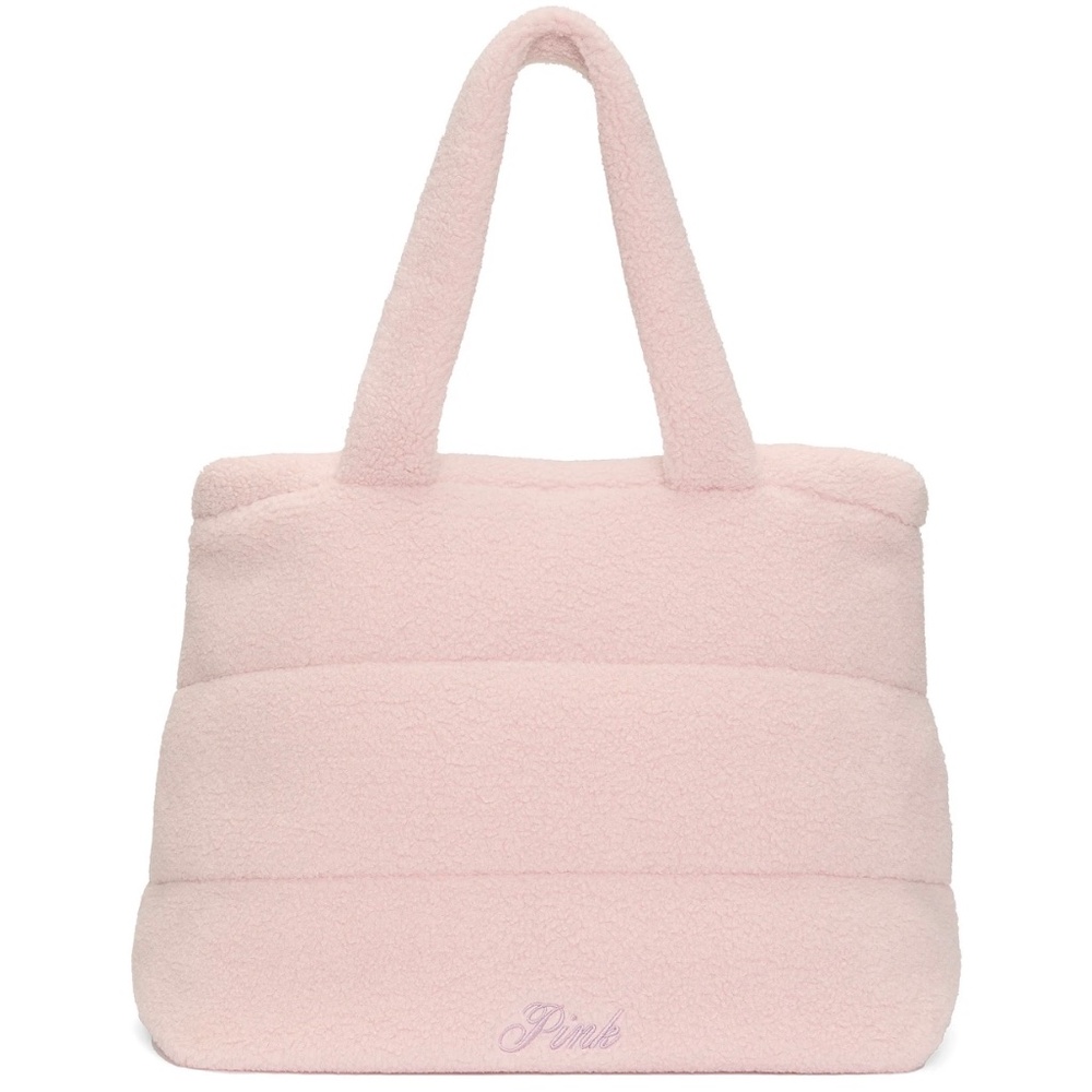 Victoria's Secret Cozy Plush Tote Travel bag Beach Bag Vacation Bag Gift for her